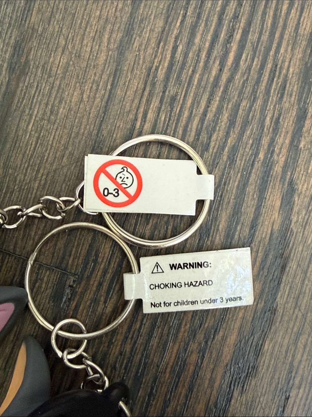 100 Collectible Keychains 1.5” Rubber 3D Key Chains Backpack Prize Favor Animals - Picture 10 of 17